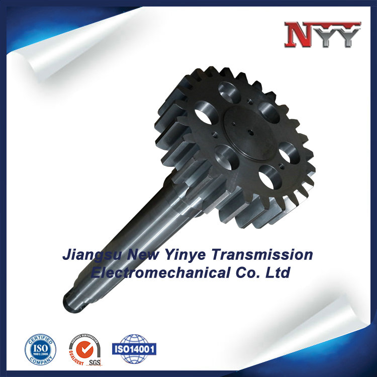 metallurgy machinery welded 42CoMo modification tooth grinding gear shaft