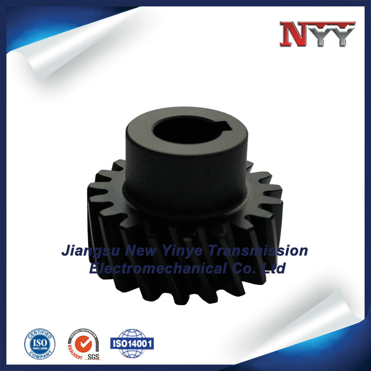 beverage packing machinery spur gear with black oxide